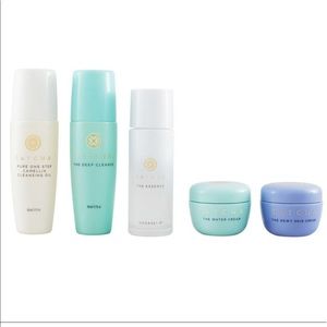 Tatcha Mini Treasures Kit Cleanser Essence Cream 💜 Gym Travel Vacation